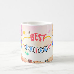 Café Taza Mejores Amigos Para Siempre con Niños de Dibu