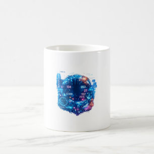 Café Taza mental de IA – Lluvia de ideas digital para r