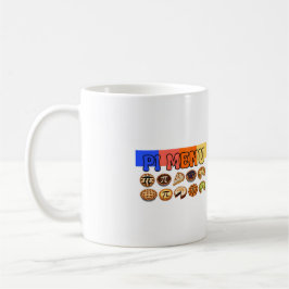 Café Taza Menú Pi Taza Trendy – Humor Divertido de Mate