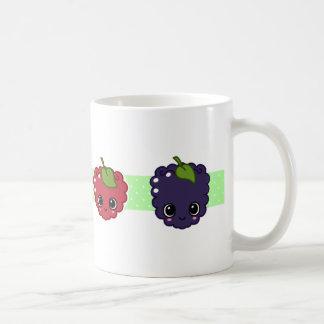 Café Taza mezclada feliz de la baya