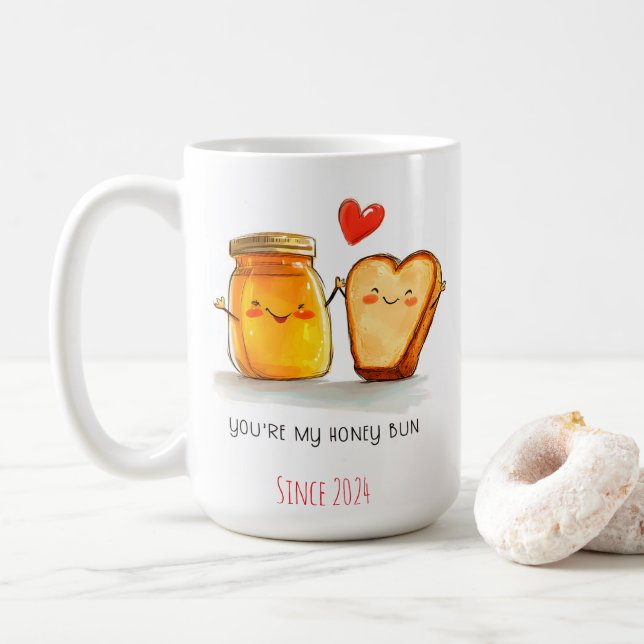 Café Taza Mi Panecillo de Miel (Con donut)