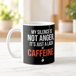 Café Taza Mi Silencio Es Solo Falta De Cafeína