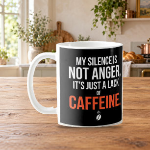 Café Taza Mi Silencio Es Solo Falta De Cafeína
