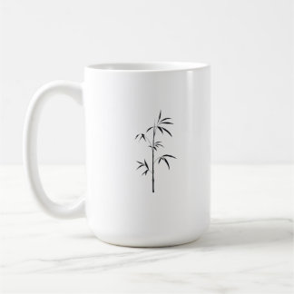 Café Taza minimalista de bambú japonés