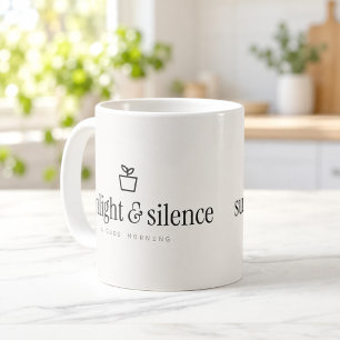 Café Taza minimalista de buena mañana con luz solar y s