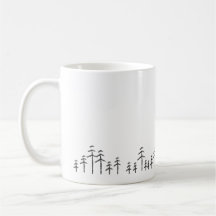 Taza minimalista de Treescape
