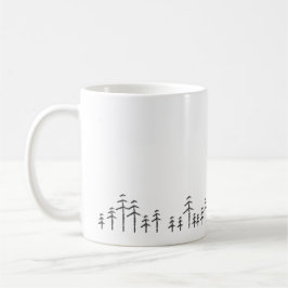 Café Taza minimalista de Treescape