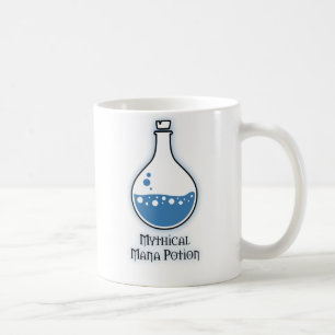 Café Taza mítica de la poción de Mana