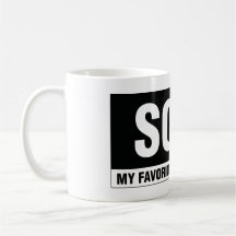 Taza moderna de la caligrafía de las propiedades