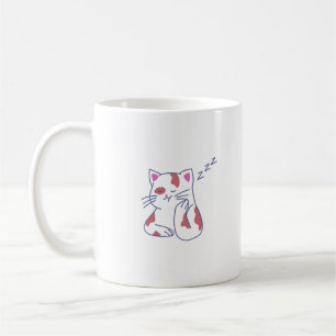 Café Taza Modo Siesta Vibraciones de Gatito Dormilón