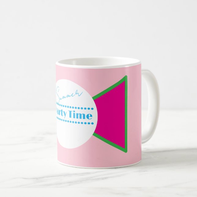 Café Taza Momento de Fiesta de Verano (Anverso derecho)