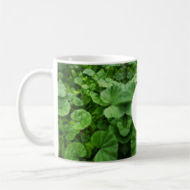 Café taza monograma amante de las plantas