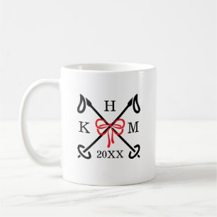 Café Taza Monograma para pistas de esquí de invierno