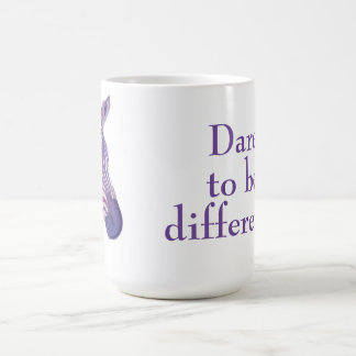 Café Taza Morada de Cebra Audazmente Diferente
