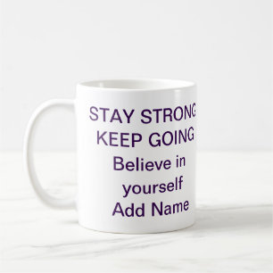 Café Taza Motivacional Mantén la Fuerza – Regalo de áni