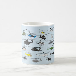 Café Taza múltiple de los helicópteros