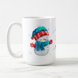 Café Taza Muñeco de Nieve Déjalo Nevar
