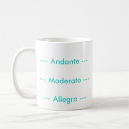 Café Taza musical de los tempos