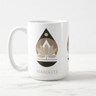 Café Taza Namaste Lotus – Regalo de Yoga Consciente
