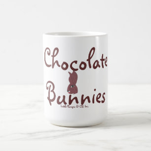 Café Taza natural de los conejitos del chocolate del