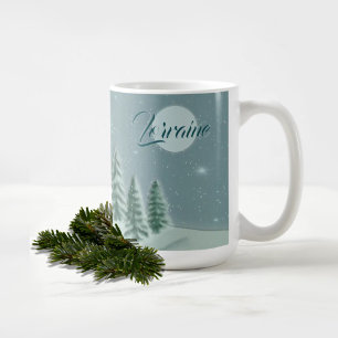 Café Taza Navideña de Abeto Azul
