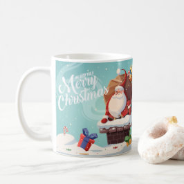 Café Taza Navideña de Papá Noel Adorable | Festiva Hol