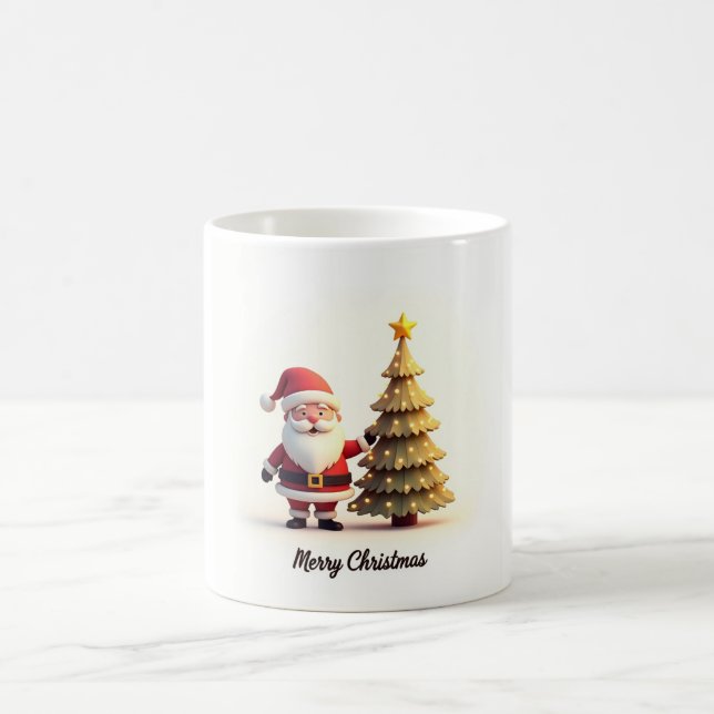 Café Taza Navideña de Santa Adorable (Centro)