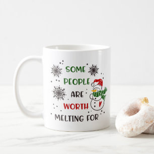 Café Taza Navideña Festiva del Muñeco de Nieve