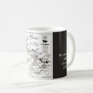 Café Taza negra de la cabalgata de Paul Revere