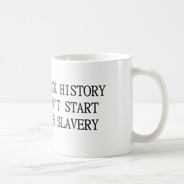 Café Taza negra de la historia (Derecha)