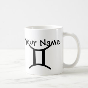 Café Taza negra y blanca de la taza personalizada de