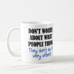 Café Taza o Taza de Viaje "La Gente No Piensa Divertido