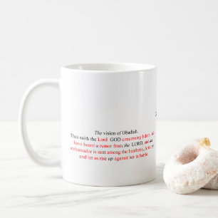 Café Taza Obadías 1:1 Rey Corregido de James
