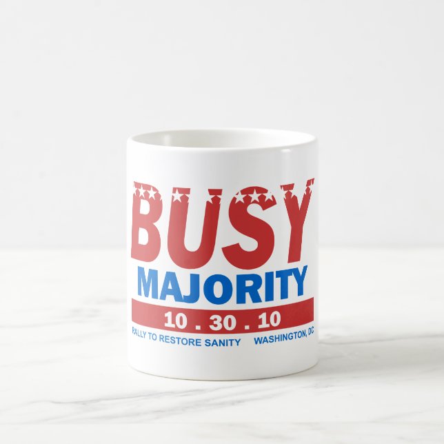 Café Taza ocupada de la mayoría (Centro)