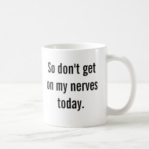 Café Taza oficial de FML: Nervios
