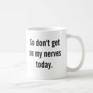 Café Taza oficial de FML: Nervios