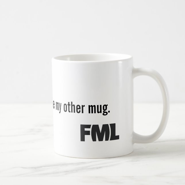 Café Taza oficial de FML: Robado (Derecha)