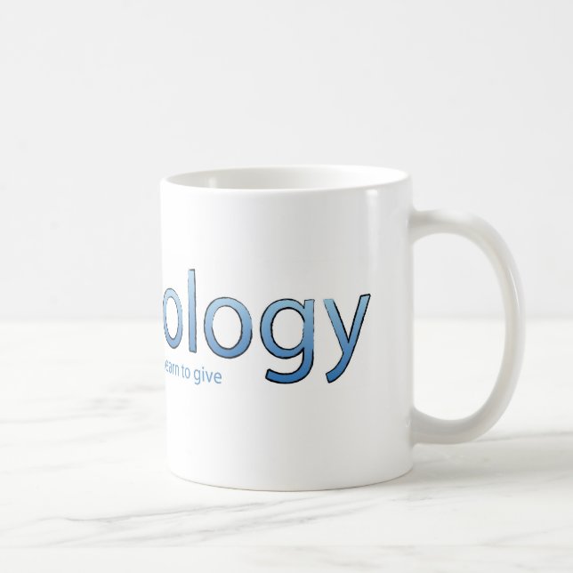 Café Taza oficial del logotipo de Givology (Derecha)