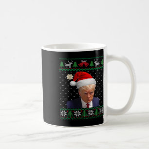 Café Taza Oficial Foto De Frente De Donald Trump Navida