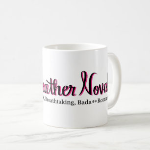 Café Taza oficial SFW del logotipo de Novak del brezo