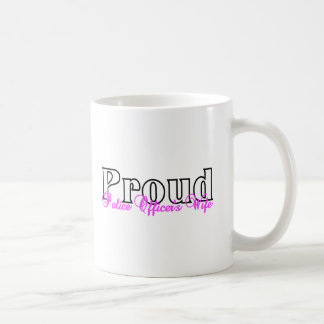 Café Taza orgullosa de la esposa del oficial de policía