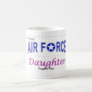 Café Taza orgullosa de la hija de la fuerza aérea