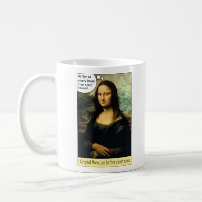 Café Taza "original" de Mona Lisa (Izquierda)