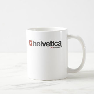 Café Taza original del logotipo de LoveHelvetica