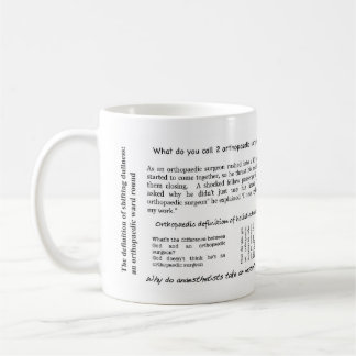 Café Taza ortopédica de los chistes