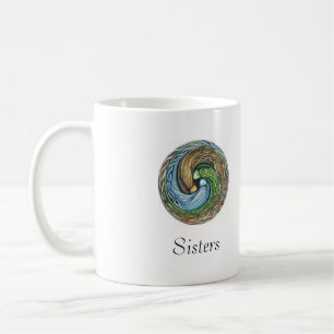 Café Taza pagana de las hermanas