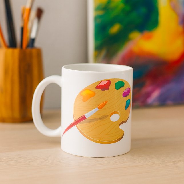 Café Taza Paleta de Pintor (Subido por el creador)