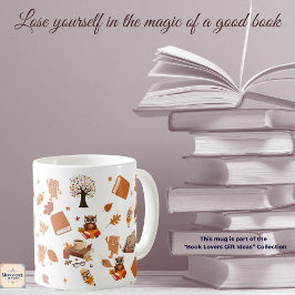 Café Taza para amante de los libros de 11oz