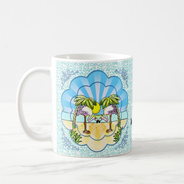 Café Taza para amantes de flamencos (Izquierda)