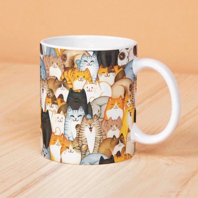 Café Taza para amantes de gatos (Subido por el creador)